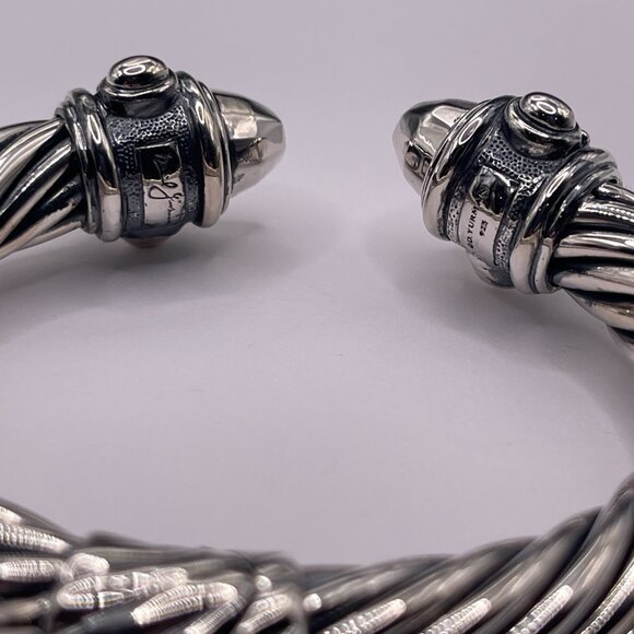 David Yurman Sterling Silver Renaissance Bracelet, 9mm - Picture 7 of 12